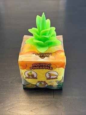 Squishy Stress Toy - Pineapple Green Top